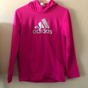 Neón pink Adidas sweatshirt for girls 💓